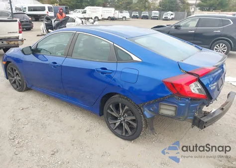 2021 Honda Civic Sport from USA, damaged, VIN 2HGFC2F83MH501235